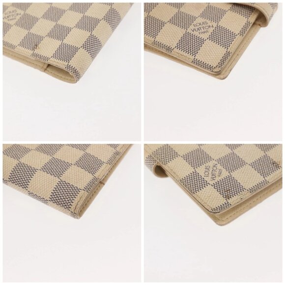 LOUIS VUITTON Damier Azur Agenda PM Day Planner Cover R20706 LV Auth 145793 - Picture 16 of 16